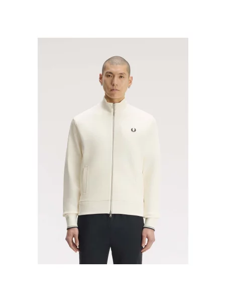 Hanorac cu fermoar Fred Perry bej