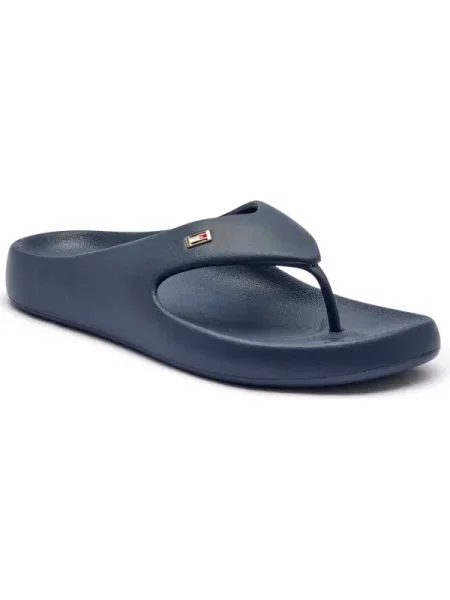 Női flip-flop papucs Tommy Hilfiger Comfort Beach Sandal space blue. Méret: 37 EU kék