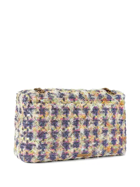 Geantă Kurt Geiger London din tweed violet
