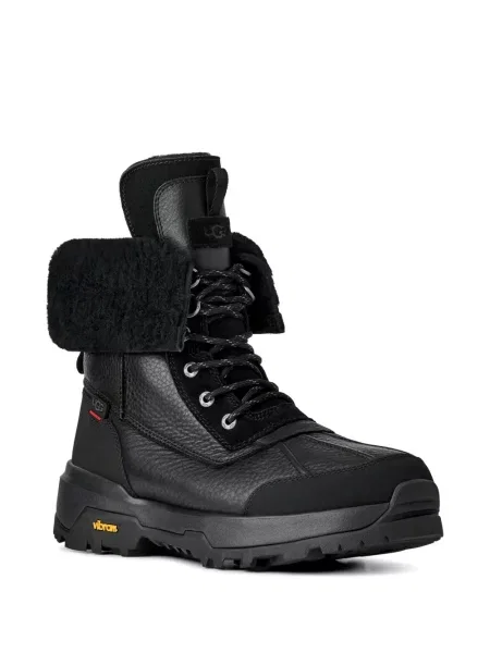 Боти Ugg с връзки с дантела черно