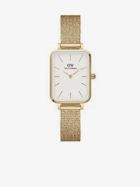Daniel Wellington óra Quadro sárga női fehér