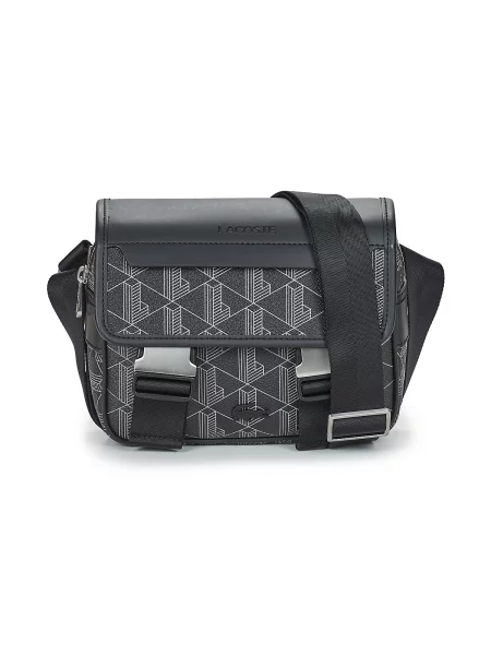 Geantă crossbody Lacoste negru