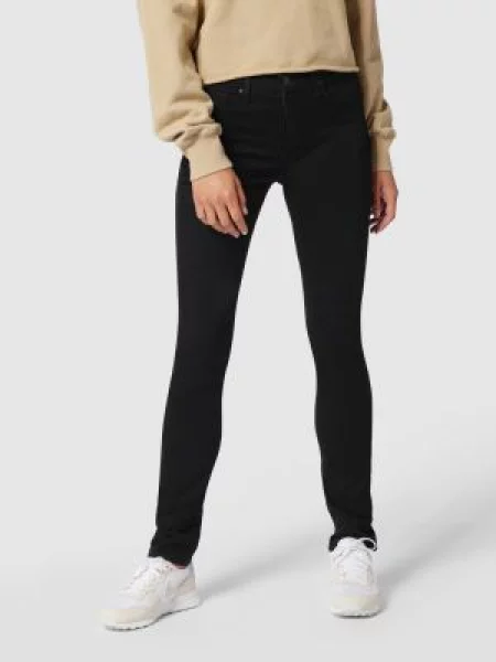 Jeansy o kroju shaping skinny fit z dodatkiem streczu model — ‘Water Levi's® 300 czarne