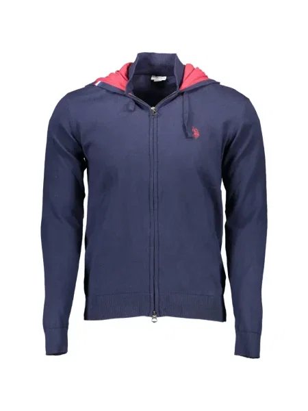 Hanorac cu glugă U.s. Polo Assn. albastru