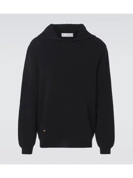 Kašmírová mikina s kapucí God's True Cashmere hnědá