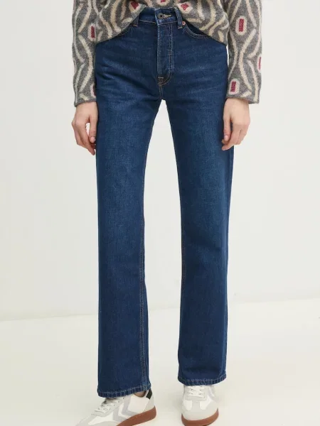 Pepe Jeans jeansi STRAIGHT JEANS HW ROBYN femei high waist