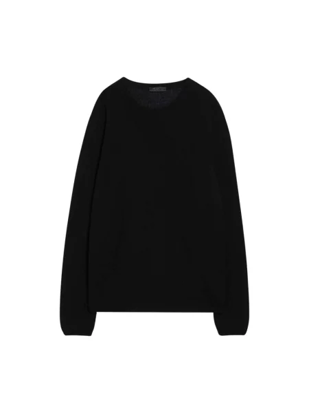 Sweter Prada z dekoltem w serek niebieski