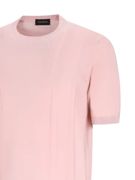 Tricou Tagliatore cu decolteu rotund roz