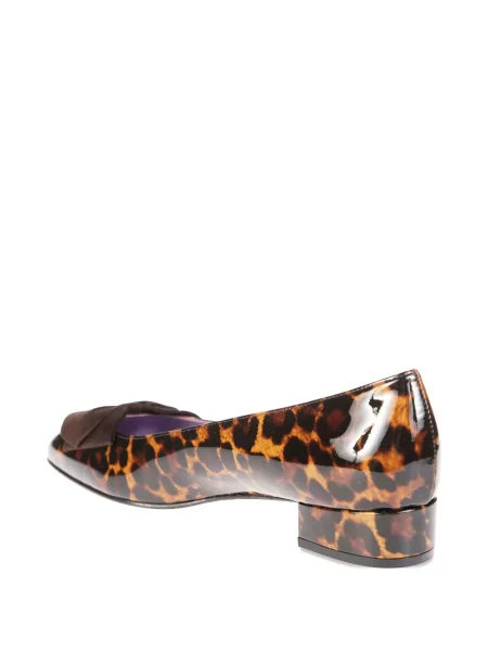 Pantofi cu toc Carel Paris cu imagine cu model leopard maro