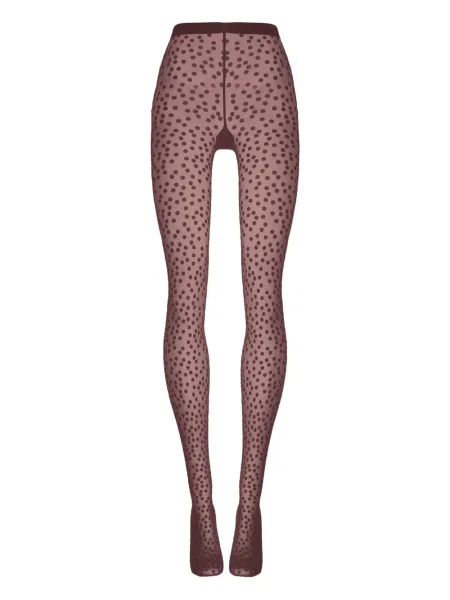 Dresuri Wolford cu buline maro