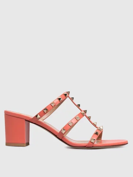 Мюлі Rockstud Valentino рожеві