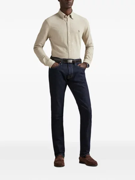 Μικρός κάλτσες Polo Ralph Lauren με κέντημα από ζέρσεϋ μπλε