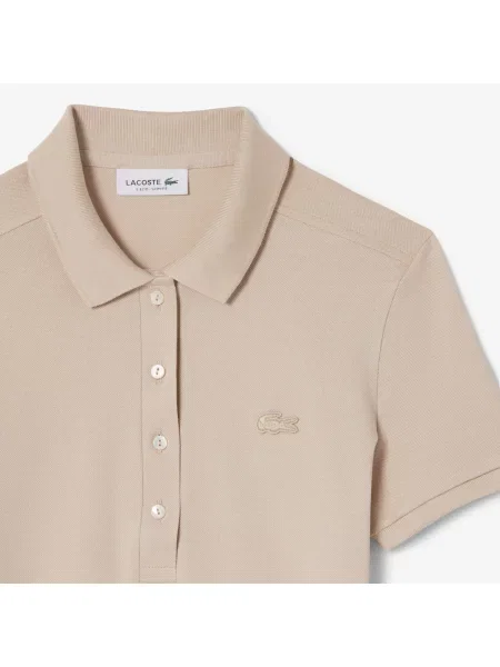 Lacoste Koszulka Polo Slim Fit beżowy