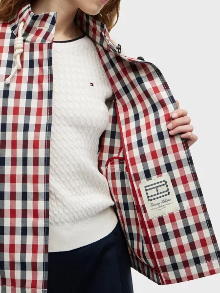 Картата коротка куртка Tommy Hilfiger