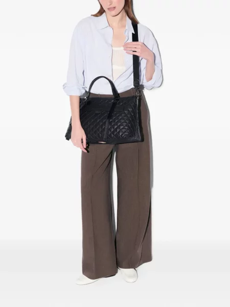 Matlasat geantă shopper Mz Wallace negru