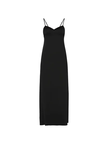 Костюм макси рокля Temperley London без ръкави черно