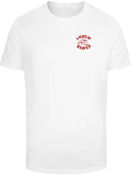 Mister Tee Tricou Slice Of Heaven Pizza roşu închis alb