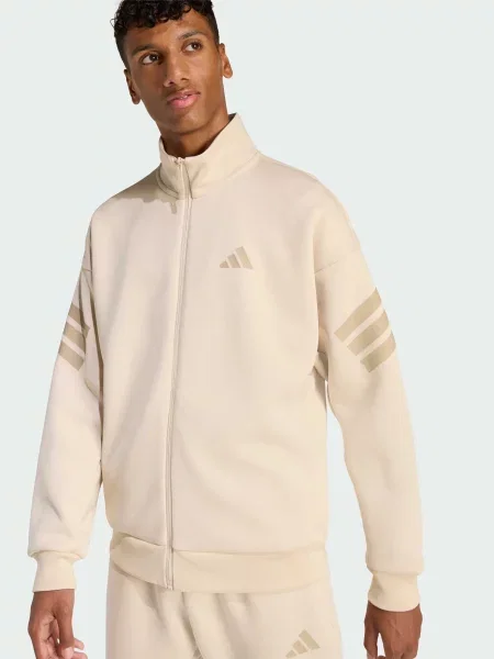 Свитер Adidas в полоску бежевый