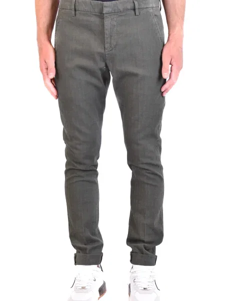 Pantaloni Dondup alb