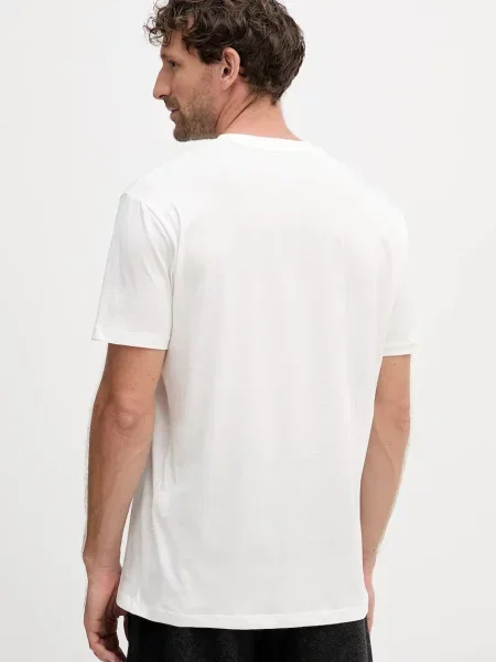 Футболка Armani Exchange с аппликацией бежевая