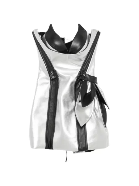 Rochie mini Mitiliane Couture cu șireturi din dantelă