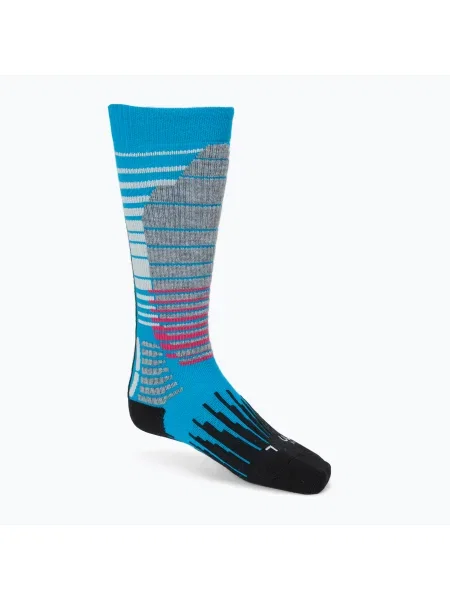 Șosete de snowboard pentru femei UYN Ski Snowboard turquoise/black negru