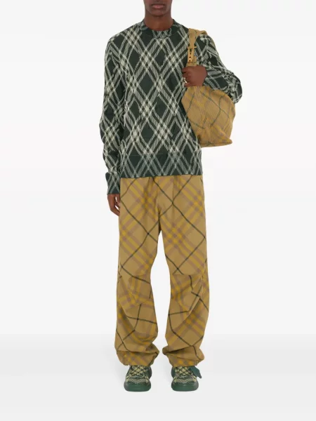 Pledas megztinis Burberry žalia