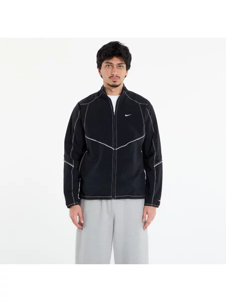 Jachetă Nike Retro Dri-FIT Track Jacket Black/ Black/ Black/ Reflective Silv L negru