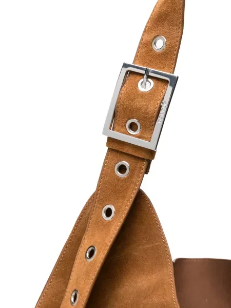 Geantă de mână Dondup din piele de căprioară maro