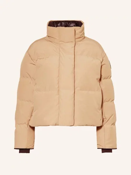 Canada Goose Cropped Péřová Bunda Grandview velbloudí