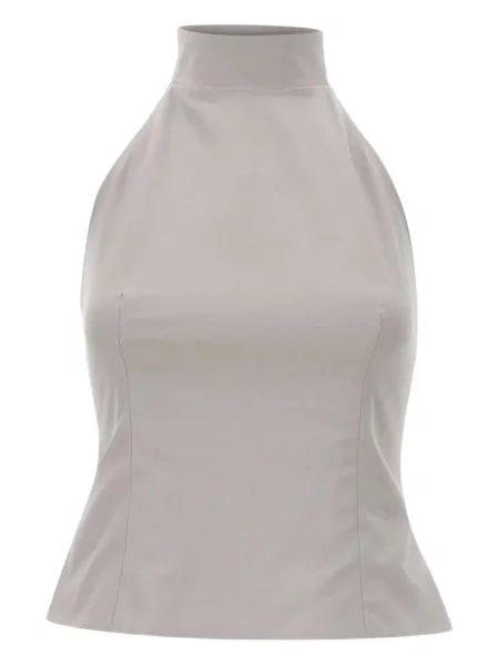 Podkoszulka Remain z dekoltem halter szara