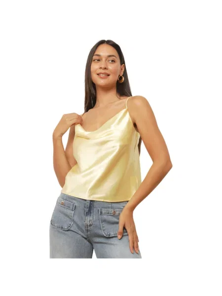 Top La Modeuse galben
