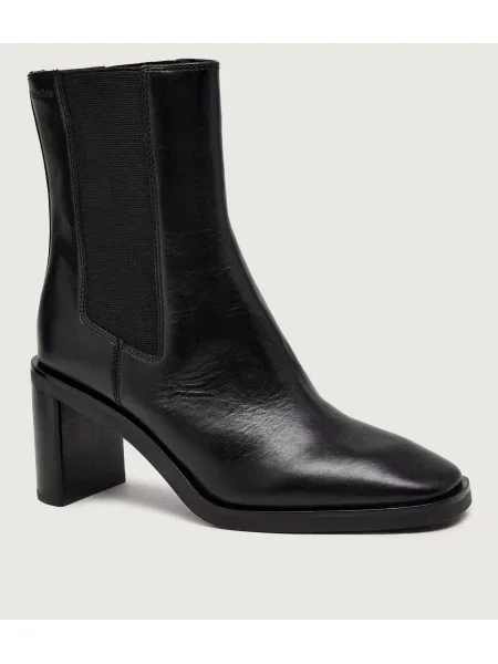 Calvin Klein De piele ghete chelsea cu negru