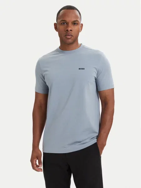 BOSS T-shirt Svijetlo Regular Fit plava