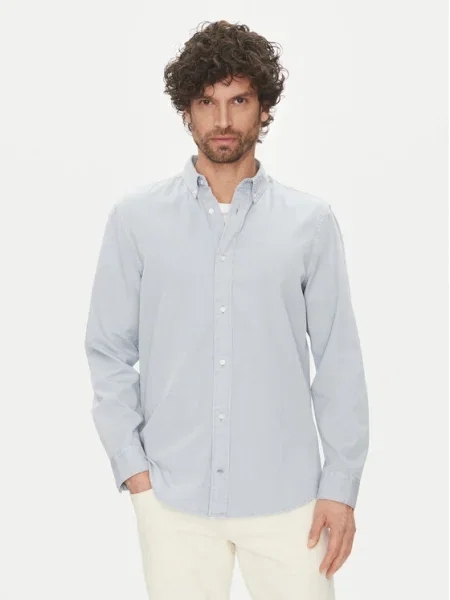 Calvin Klein Cămașă celest Comfort Fit albastru