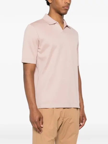 Scurt tricou polo Herno roz