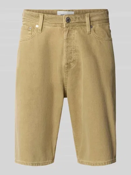 Szorty jeansowe o kroju baggy model ALEX' Jack & Jones beżowe