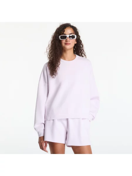 Tank top Nike ImpossiblySoft Dri-FIT Oversized Crew-Neck Top Bleached Lilac/ Platinum M violet