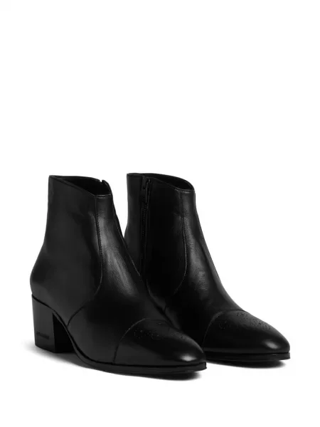 Cizme scurte Dsquared2 din piele negru