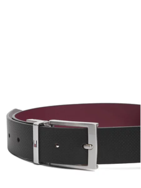 Tommy Hilfiger Diržas Adan Rev Pebble juoda