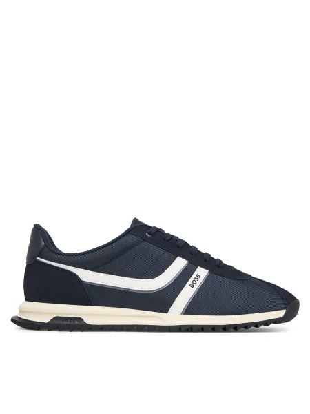 Sneakers BOSS Zayn Bleumarin alb
