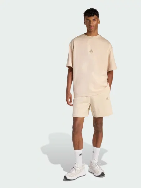 Повседневные шорты Adidas бежевые