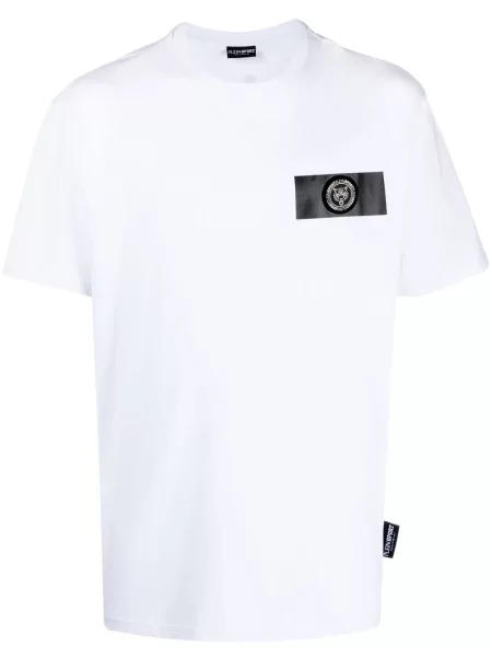 Tricou Plein Sport scurt alb
