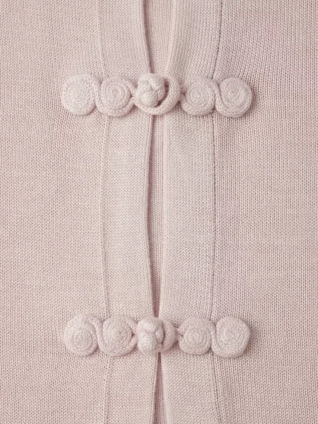 Cardigan Shanghai Tang de mătase roz
