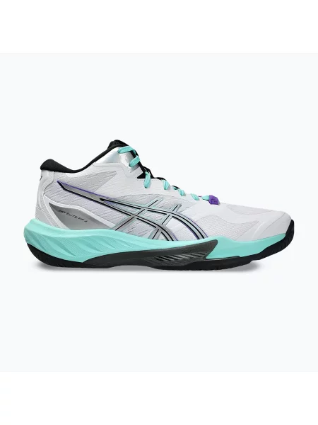 Férfi röplabda cipő ASICS Sky Elite FF MT 4 white/radiant amethyst. Méret: 42 EU fehér