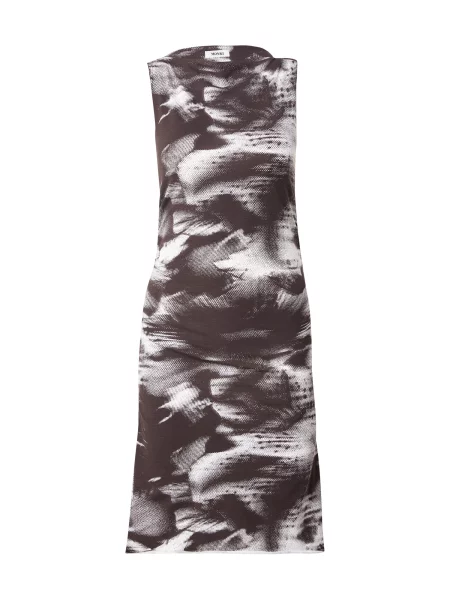 Monki Rochie maro alb