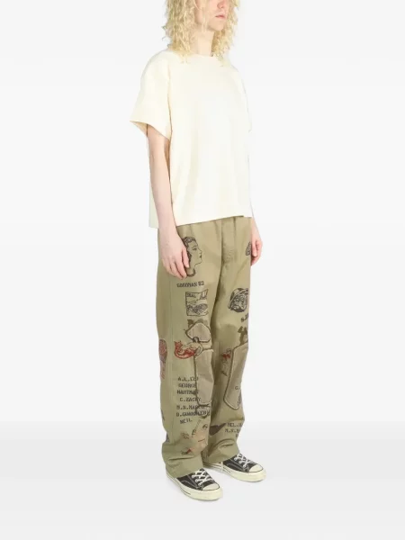 Pantaloni Samuel Zelig cu broderie