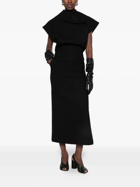 Rochie maxi Issey Miyake negru