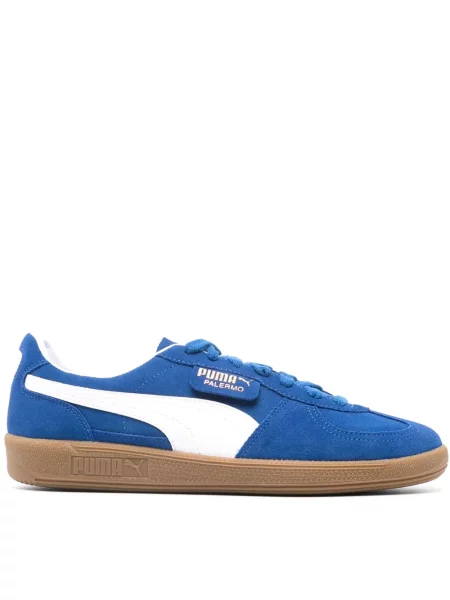 Sneakerși Puma Suede din piele de căprioară albastru