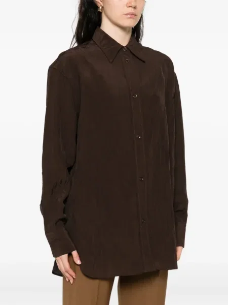 Cămașă Studio Nicholson maro